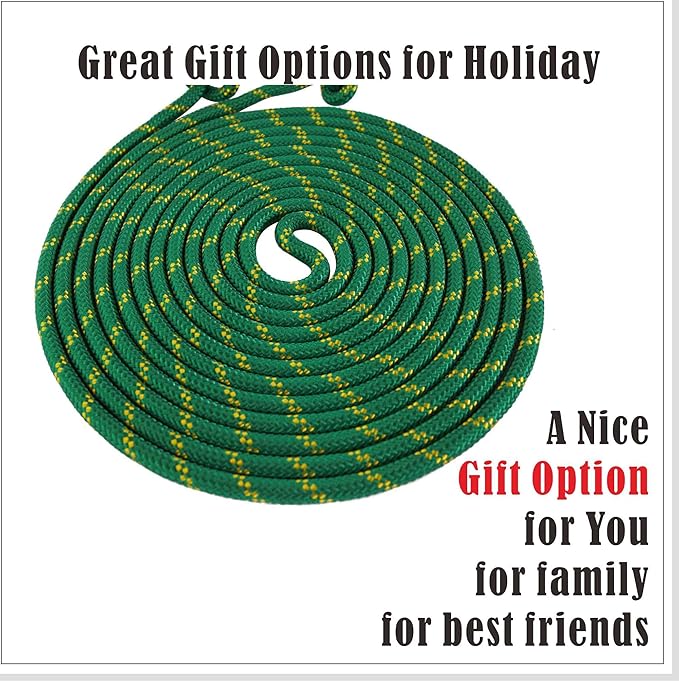 16ft Adjustable Long Jump Rope, Durable Skipping Rope for Kids & Adults, Outdoor Team Games, School Sports, Playground, Family Party Activities, Practice Double Dutch Skills