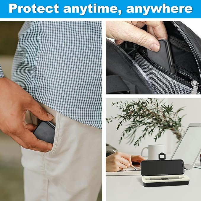 iGuerburn Hard Case for KardiaMobile 1L/6L/6L Max EKG Monitor, Kardia Mobile Heart Monitor Case, Safe to Carry & Provides Tough Protection