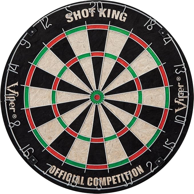 Viper by GLD Products Metropolitan Solid Wood Cabinet & Sisal/Bristle Dartboard Play-Ready Bundle