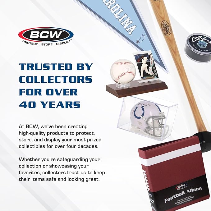 BCW Acrylic Ball Stand, 1 Pack | Anti-Slip Design for Basketball, Football, and Soccer Ball Display