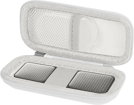 Heart Rate Monitor Case KardiaMobile EKG Monitor 1L 6L, Portable Hard EVA Kardia Mobile Case with Climbing Clip, Protective KardiaMobile EKG Organizer