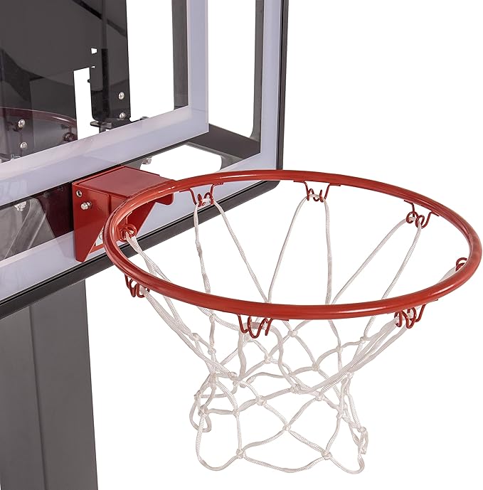 Silverback Junior Youth 33" Basketball Hoop with Lock ‘n Rock Mounting Technology Mounts to Round and Vertical Poles, Black (B8410W)
