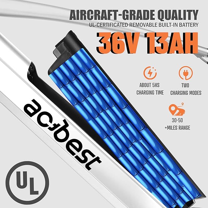 Core Electric Bike for Adults - Peak 1000W/1200W Brushless Motor Ebike, 468&500Wh Removable Built in Battery 26&27.5X2.1 Tire Step Over Bicycle with 7 Speed, Commute E Bikes