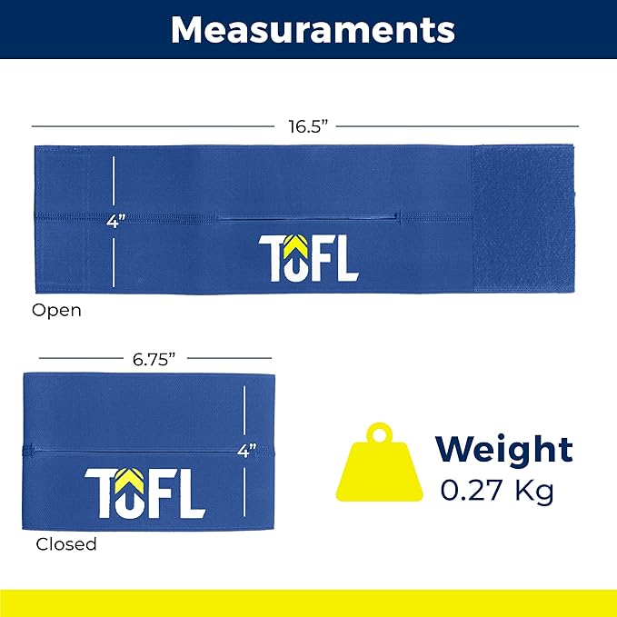 TOFL Baseball Glove Wrap | Premium Elastic Band for Perfect Glove Shape, Break-in & Maintenance | Shape Locker for Menâs & Womenâs Softball, Adult & Youth Baseball Mitts, Fits Big & Small Sizes