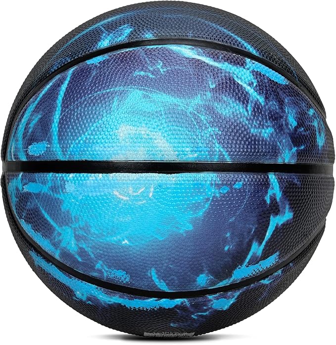 AND1 Chaos Basketball: Official Regulation Size 7 (29.5 inches) Rubber - Deep Channel Construction Streetball, Made for Indoor Outdoor Basketball Games