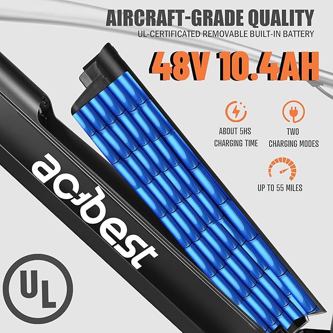 Core Electric Bike for Adults - Peak 1000W/1200W Brushless Motor Ebike, 468&500Wh Removable Built in Battery 26&27.5X2.1 Tire Step Over Bicycle with 7 Speed, Commute E Bikes