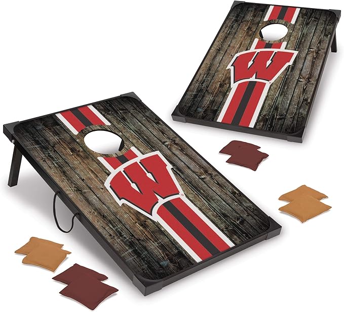 Wild Sports NCAA 2' x 3' MDF Deluxe Cornhole Set - with Corners and Aprons