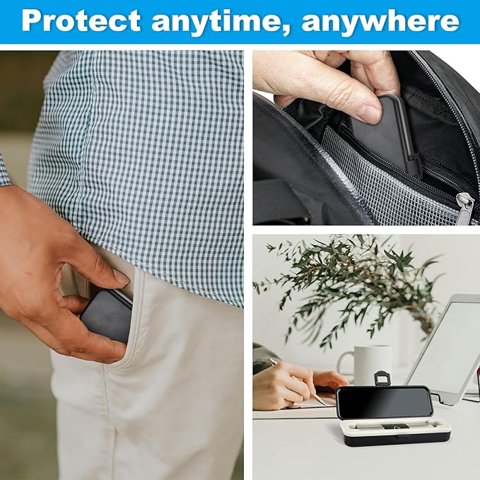 iGuerburn Hard Case for KardiaMobile 1L/6L/6L Max EKG Monitor, Kardia Mobile Heart Monitor Case, Safe to Carry & Provides Tough Protection