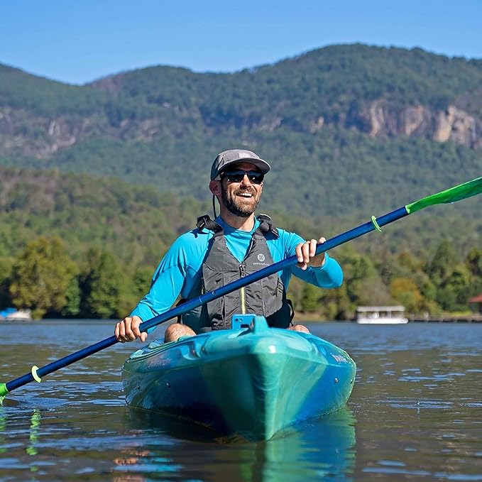 Perception Joyride 10 - Sit Inside Kayak for Adults and Kids - Recreational and Multi-Water Kayak with Selfie Slot - 10'