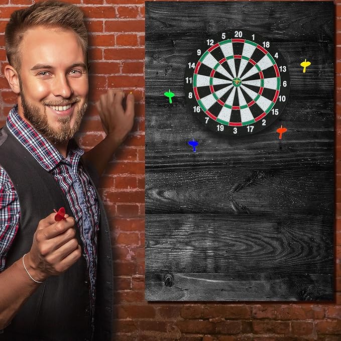 Felt Wood Grain Dart Board Wall Protectors Square Dart Board Backing Tiles Dartboard Backboard Cork Backboard Alternative