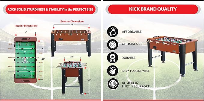 KICK Venture 55" Foosball Table