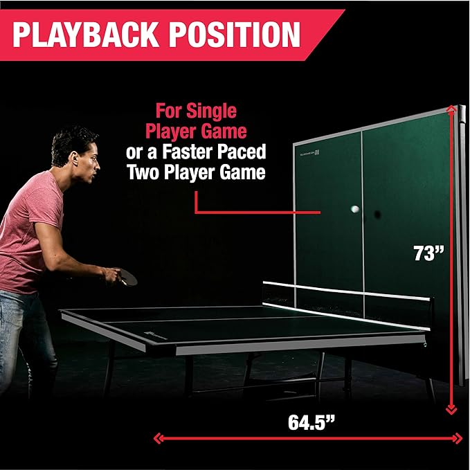 MD Sports Table Tennis Tables Multiple Styles Ping Pong Tables, Foldable for Easy Storage with Nets Included, Perfect for Family Game Rooms
