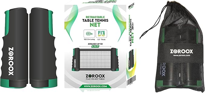 Table Tennis Net | Portable | Retractable | Easy Install Portable Table Tennis Net for Any Table. Easy to Install & Durable