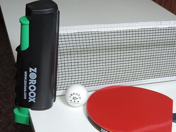 Table Tennis Net | Portable | Retractable | Easy Install Portable Table Tennis Net for Any Table. Easy to Install & Durable