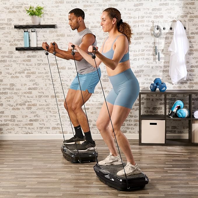 Lifepro Vibration Plate Exercise Machine with Magnetic Acupoints - Full Body Vibration Platform for Beginners and Recovery - Ideal Lymphatic Drainage Massager for Muscle Toning and Overall Fitness