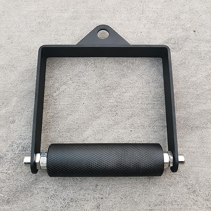 Gym Fitness LAT Pulldown Attachments, Fat Arm Wrestling Exercise D Handle Cable Attachment, Arm Lifting Deadlift Handle Grip for Finger Wrist Strength