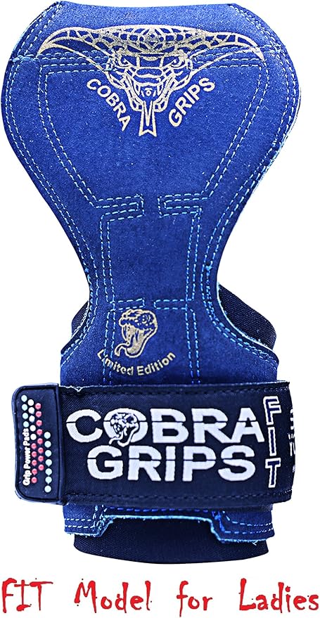 Cobra Grips PRO Weight Lifting Gloves Heavy Duty Straps Alternative Power Lifting Hooks for Deadlifts Adjustable Neoprene Padded Wrist Support Bodybuilding