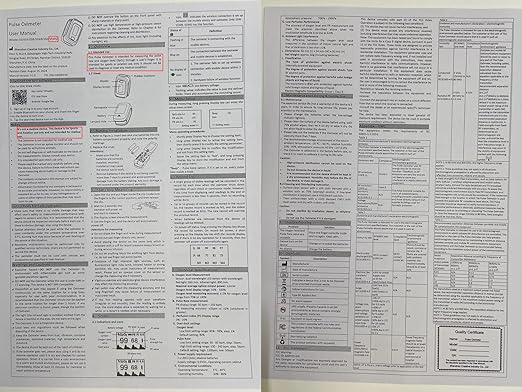Vibeat Fingertip Pulse Oximeter with Bluetooth, Blood Oxygen Saturation Monitor with APP, Finger SPO2 Meter with Batteries and Lanyard, Gray
