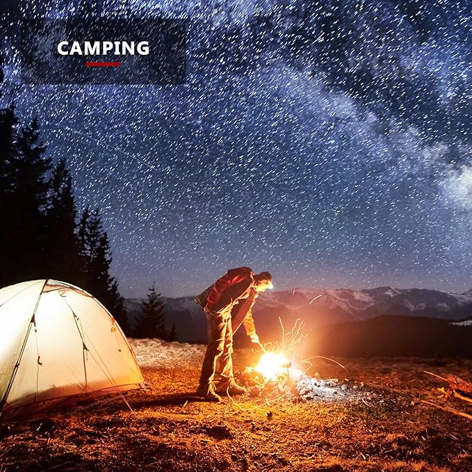 Bright LED Rechargeable Headlamp,Lightweight Mini Head Lamp with 2 Modes,IPX5 Waterproof USB Headlight with 90° Adjustable, Outdoor Portable Flashlight Headlamps for Hiking Running Camping(2pcs)