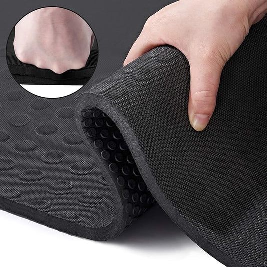 JELS Extra Thick Yoga Mat, 2/5 inch, Ergonomic 3D Non Slip Design, SGS Certified TPE Material, Yoga Mat for Men Women with Carrying Strap,Exercises Mat for Yoga, Pilates and Floor Workout(72"x26")…