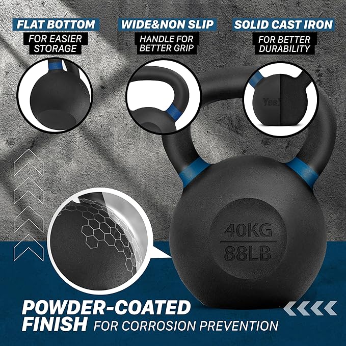 Yes4All Cast Iron Kettlebell