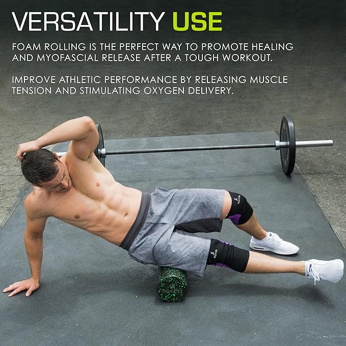 ProsourceFit High Density Foam Rollers 36 - inches Long,Firm Full Body Athletic Massage Tool for Back Stretching, Yoga, Pilates, Post Workout Muscle Recuperation