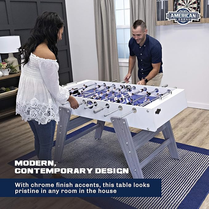 American Legend Foosball Tables - Modern Design - Official Size Playfield - Kirkwood and Manhattan Styles