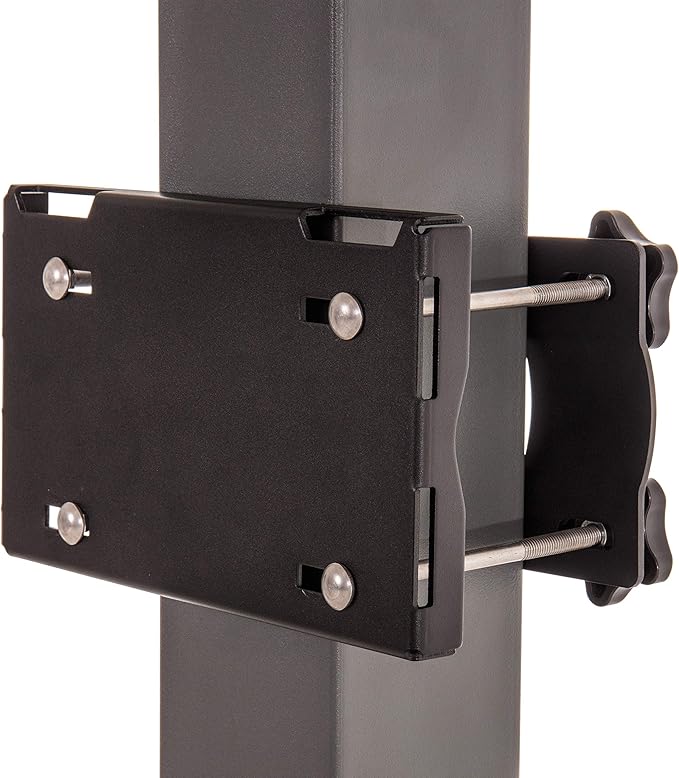 Silverback Junior Youth 33" Basketball Hoop with Lock ‘n Rock Mounting Technology Mounts to Round and Vertical Poles, Black (B8410W)