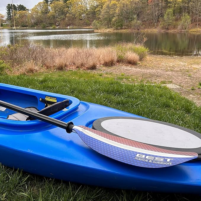Best Marine and Outdoors Kayak Paddle, Carbon Fiber Shaft & Fiberglass Reinforced Polypropylene Blades, 220cm, 234cm, 250cm, Lightweight Kayak Paddles for Adults