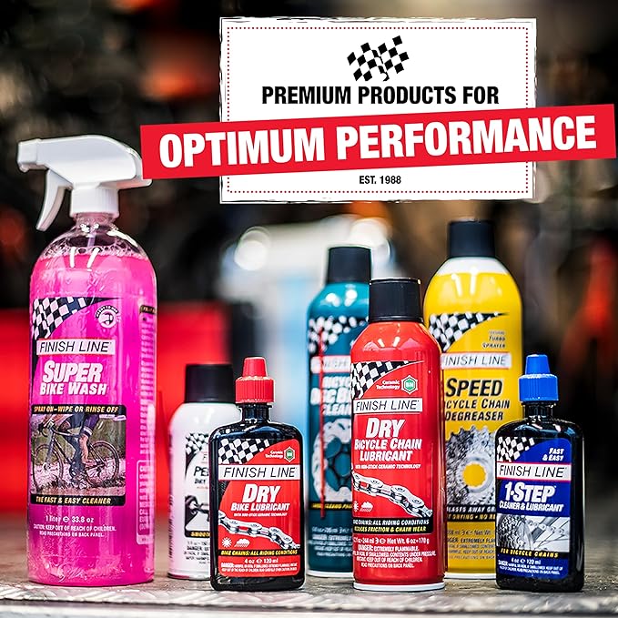 Finish Line FiberLink Pro Latex Tubeless Tire Sealant with Kevlar Technology – Long-Lasting, Low Viscosity Bicycle Sealant for Road, Gravel, Cyclocross, Mountain & Fat Bike Tires, 1 Gal