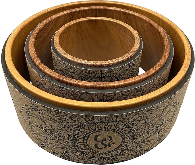 Aozora Yoga Wheel 13" with Most Detailed Book Step by Step Guide on How to Do 30+ Poses,! Perfect for Stretching and Improving Backbends