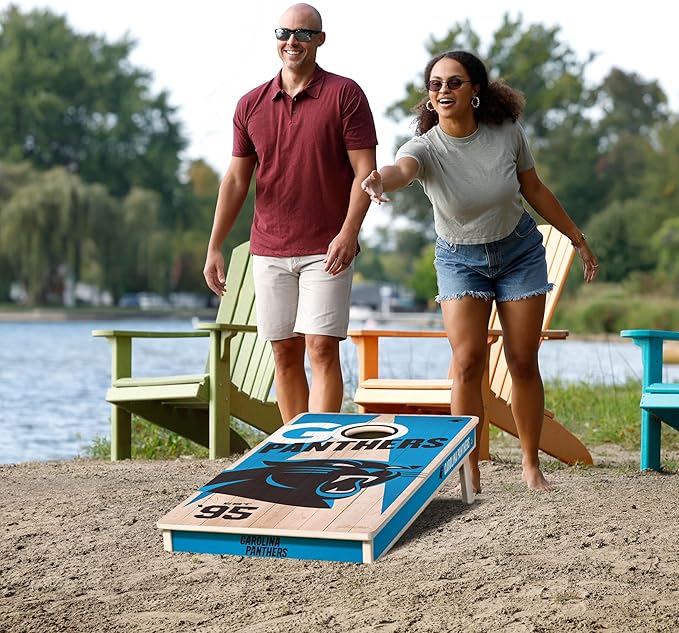 YouTheFan NFL 2’ x 4’ Professional Wood Cornhole Game