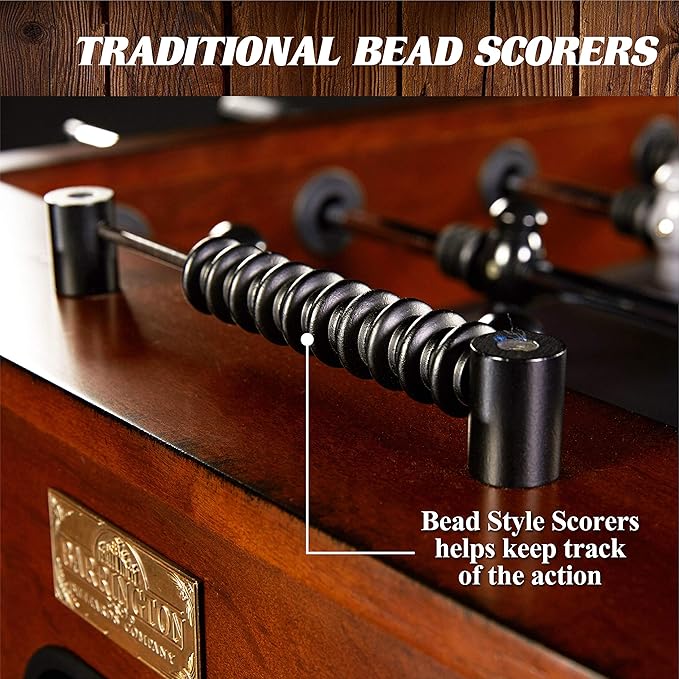 Barrington Foosball Multiple Styles Soccer Foosball Tables, Durable & Stylish Designs with Tabletop Sports Soccer Balls, Perfect for Family Game Rooms