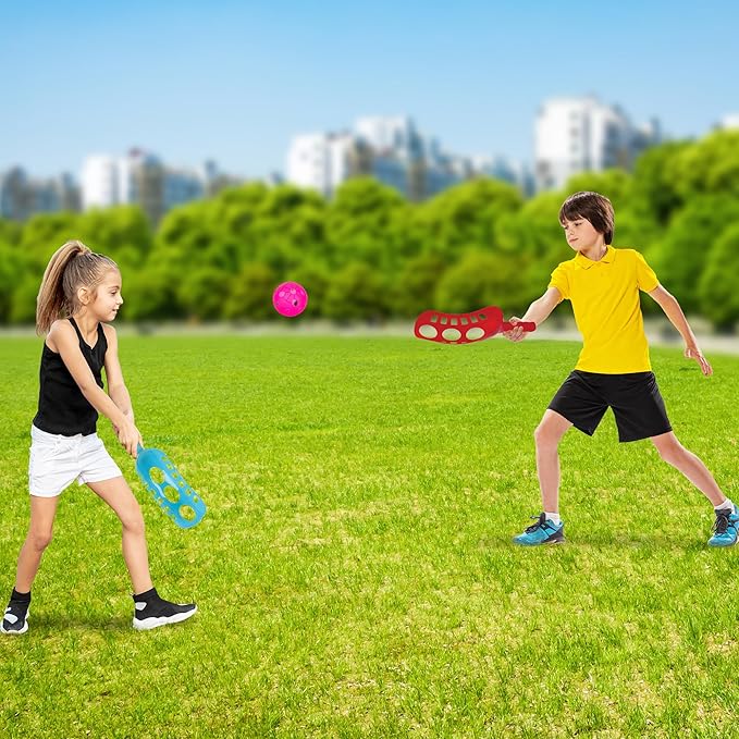 ArtCreativity Plastic Replacement Balls for Scoop Game – Set of 12 Lightweight Airflow Balls in 4 Bright Colors – Durable Outdoor Play Accessories for Kids & Adults – Great for Backyard & Beach Fun