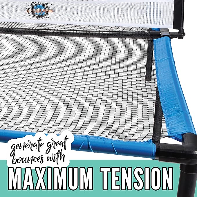 Franklin Sports Spyder Pong Tennis - Table Tennis, Volleyball + 4 Square - Includes Net, Table, Paddles + Ball