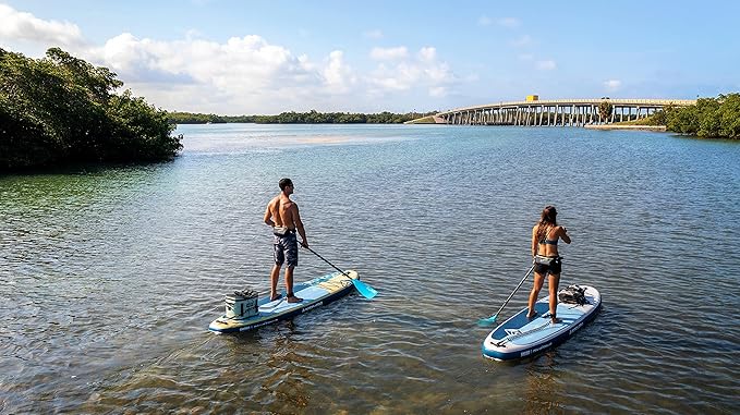 Boardworks SHUBU SUP - All Water Inflatable Stand-Up Paddle Board - SUP Includes Complete Kit with Paddle, Backpack Carry Bag, Leash, Dry Bag and Pump