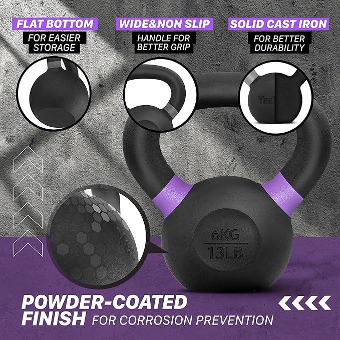 Yes4All Cast Iron Kettlebell