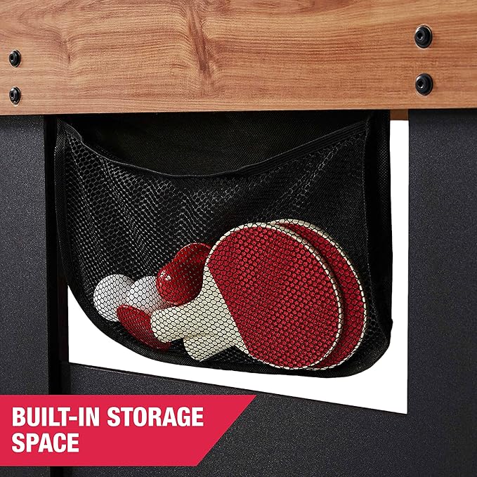 MD Sports Combination Games Multiple Styles Arcade Collection, Billiards, Ping Pong, Hockey, Basketball and Foosball Combination Kit Comes with All The Basics