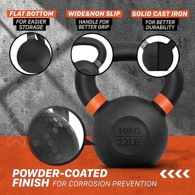 Yes4All Cast Iron Kettlebell