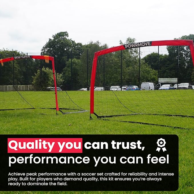 Soccer Goal for Backyard-Portable Goal Net, Toddler Soccer Goal, Soccer Goal 6FT x 4FT Soccer Net, Indoor Soccer Goal, Durable Soccer Goal Net, Sports Net for Kids & Adults