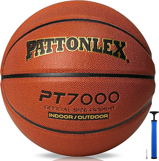 Basketball 29.5" - Official Size 7-Composite Leather - Indoor/Outdoor Basketball Ball for Adult Men