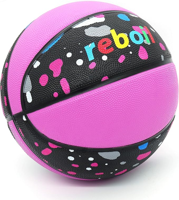 Premium Rubber/Leather Basketball - Kids & Youth, Size 3/4/5/6/7