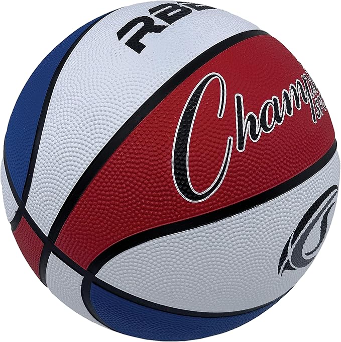 Champion Sports Rubber Basketballs – Heavy Duty Pro-Style, Indoor/Outdoor Use, Premium Basketball Equipment for Physical Education, Various Sizes & Colors (Size 3, 5, 6, 7)
