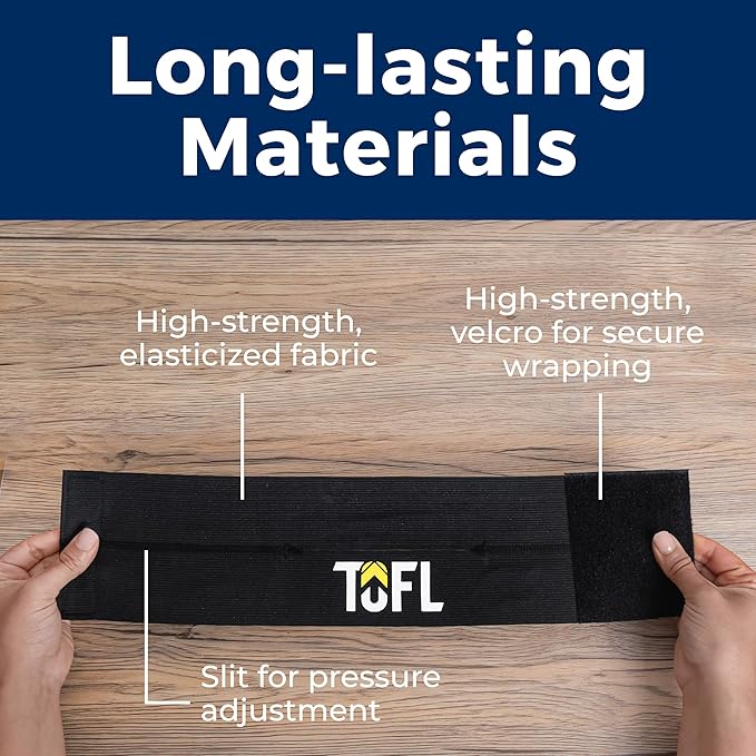 TOFL Baseball Glove Wrap | Premium Elastic Band for Perfect Glove Shape, Break-in & Maintenance | Shape Locker for Menâs & Womenâs Softball, Adult & Youth Baseball Mitts, Fits Big & Small Sizes