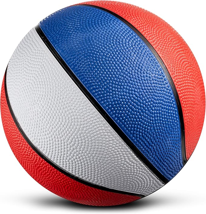 Rubber Mini Basketball Balls for Kids 7 Inch, Size 3 Pack of 45 - Mini Hoop Outdoor Basketball Set & Indoor, for Small Hoops & Pool Parties - Kids Party Favors