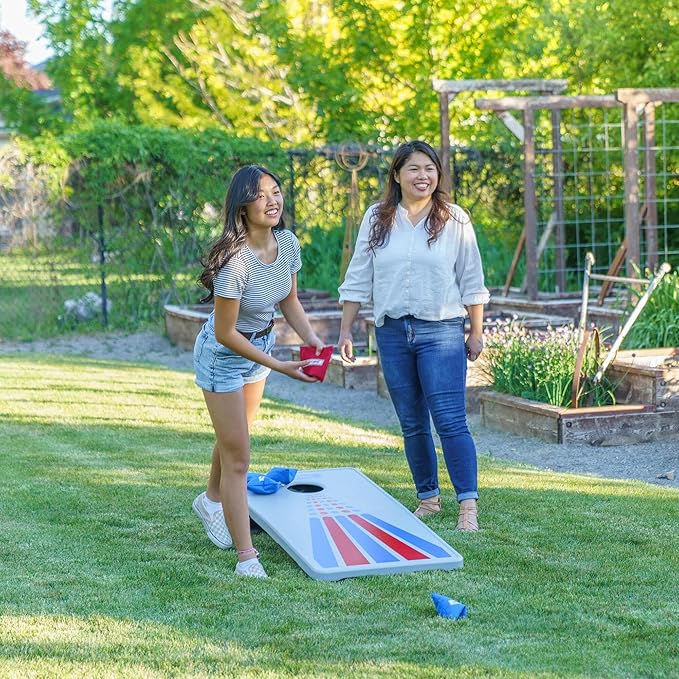 Football Team Cornhole Boards, 2x4 Premium Corn Hole Game Set, Officially Licensed Cornhole Game, Perfect for Tailgates