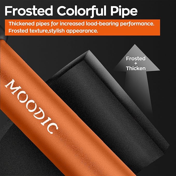 Walking Cane for Men and Women, Extended Grip; Solid Base; Foldable; Adjustable Heights; Lightweight; Free Standing; Portable Canes for Seniors (Orange)