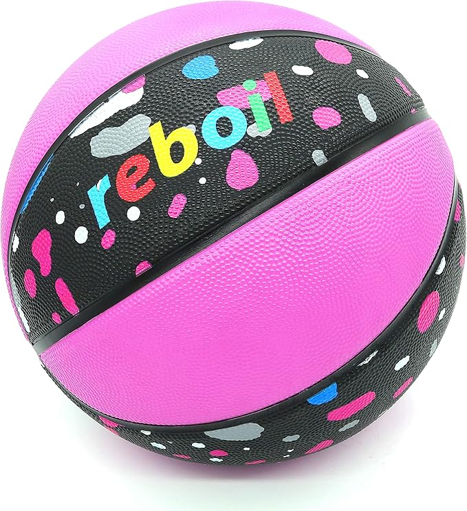 Premium Rubber/Leather Basketball - Kids & Youth, Size 3/4/5/6/7