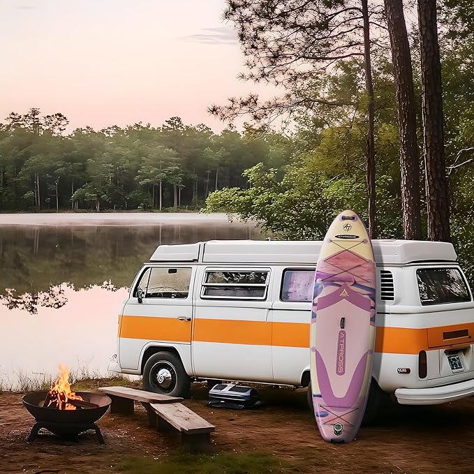 12'x36 Inflatable Paddle Board, 500lbs Extra Wide Stand Up Paddleboard for Adults with Premium SUP Accessories Kit & Backpack, Blow Up Kayak Non-Slip Stable Deck Boat for Yoga Fishing Surf