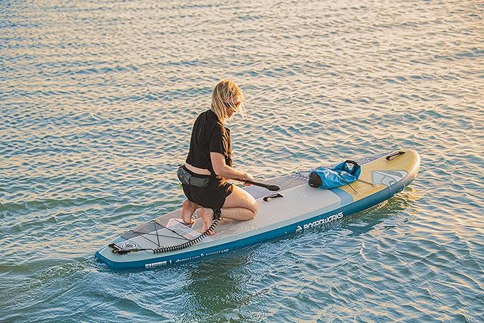 Boardworks SHUBU SUP - All Water Inflatable Stand-Up Paddle Board - SUP Includes Complete Kit with Paddle, Backpack Carry Bag, Leash, Dry Bag and Pump